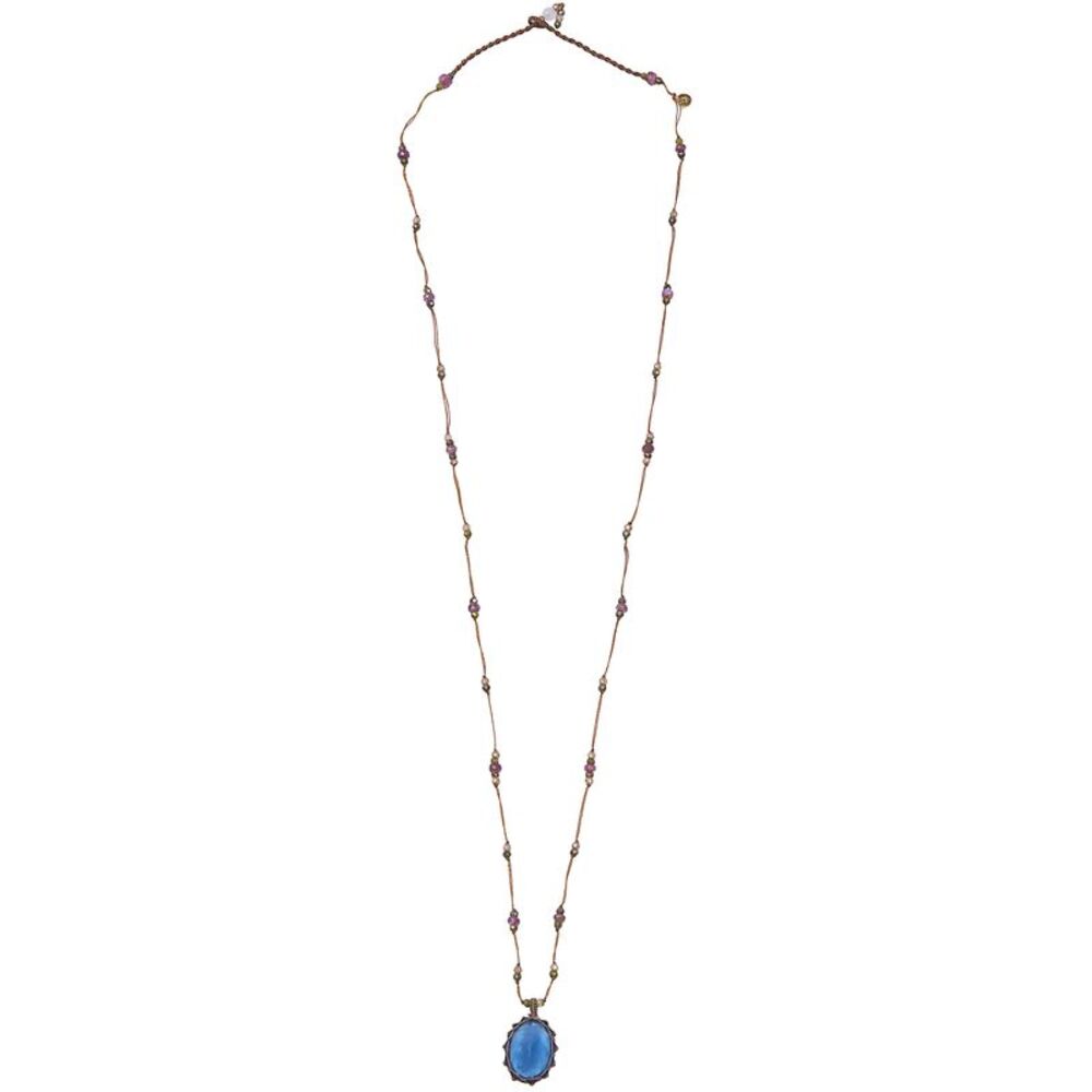 Sharing Women Long "Tibetan V" Pendant Necklace